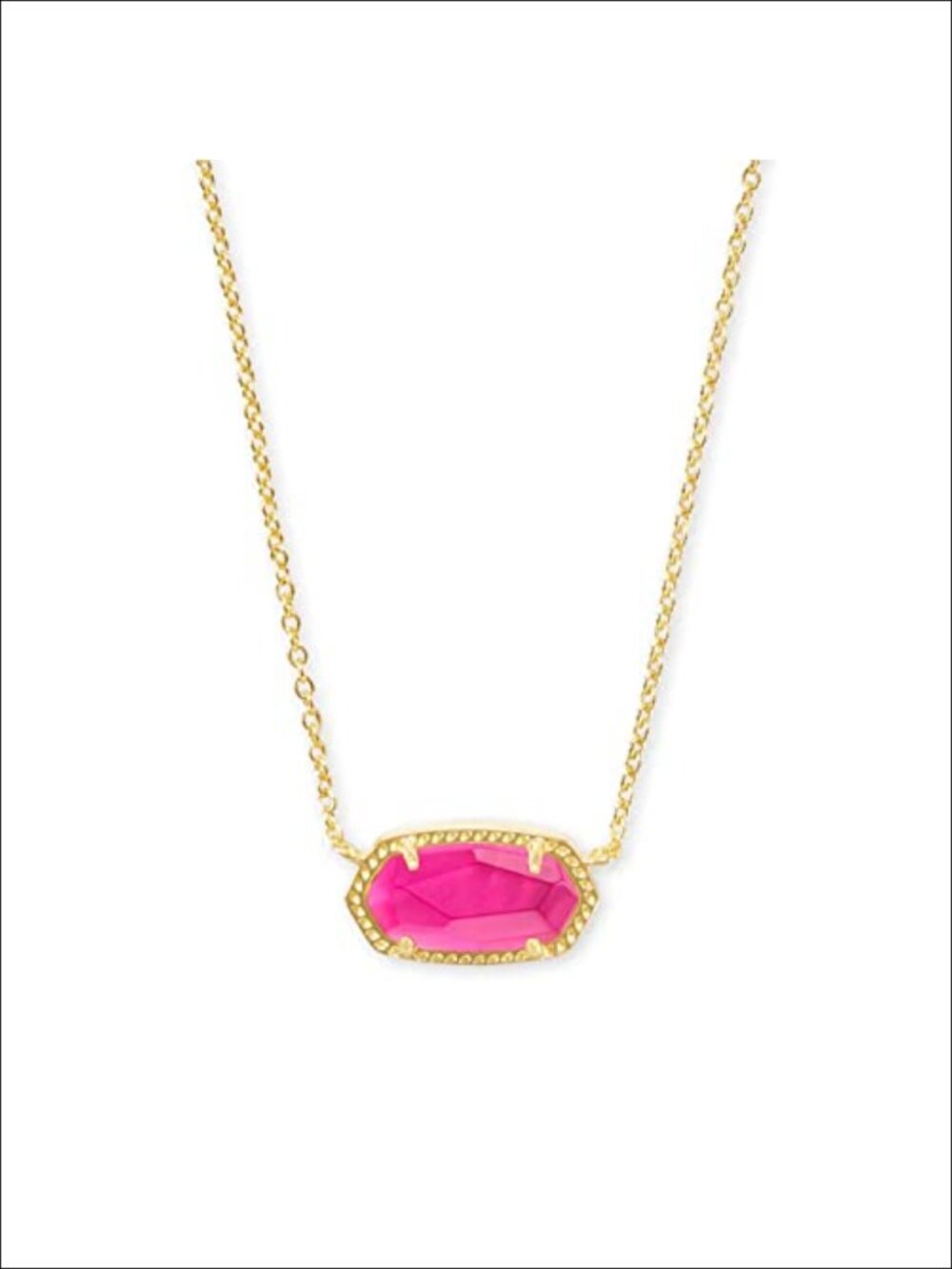 Kendra Scott Elisa Pendant Necklace 14k Gold-Plated Layering Jewelry